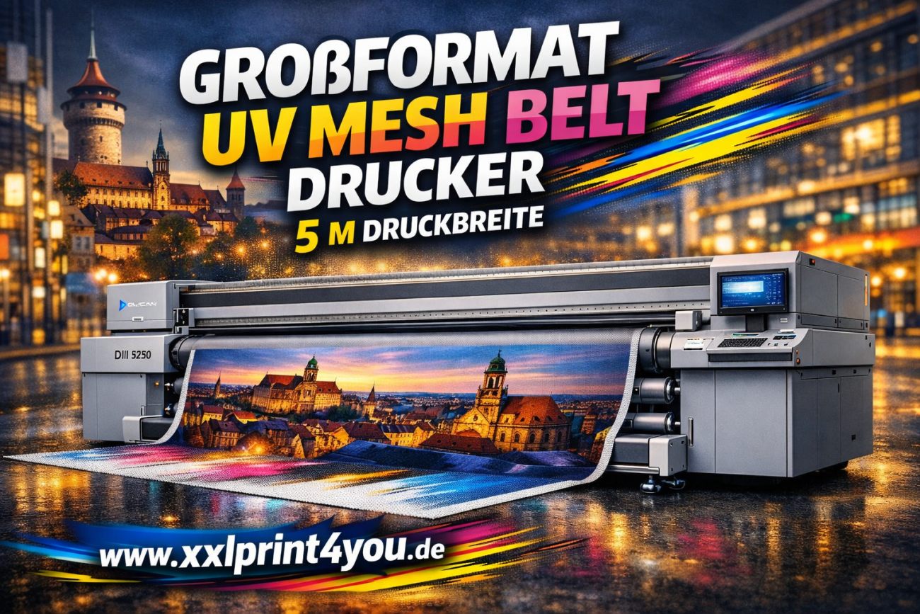 Digitaldruck & Großformatdruck Großformatdruck bis 5 m Druckbreite