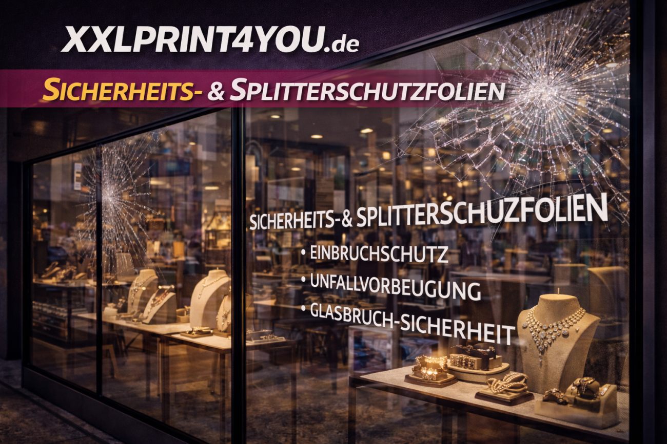 Fenster- & Spezialfolien Sicherheits- & Splitterschutzfolien