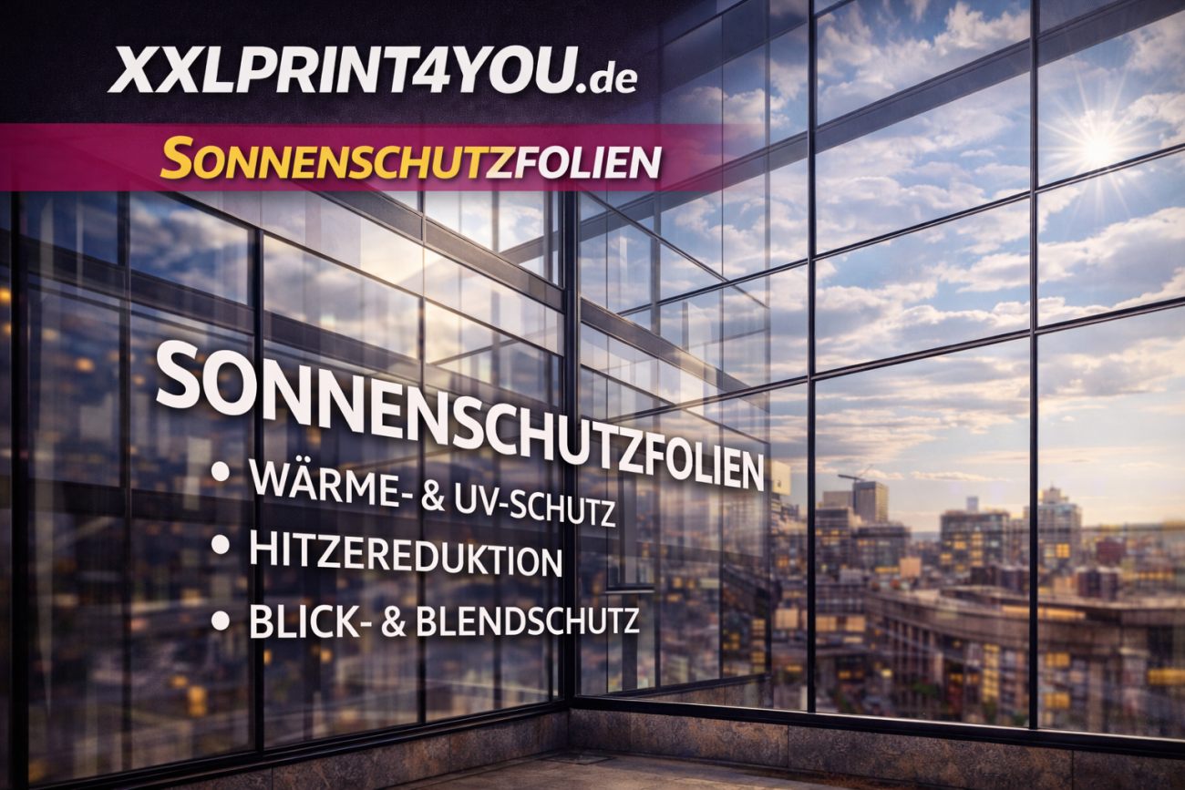 Fenster- & Spezialfolien Sonnenschutzfolien