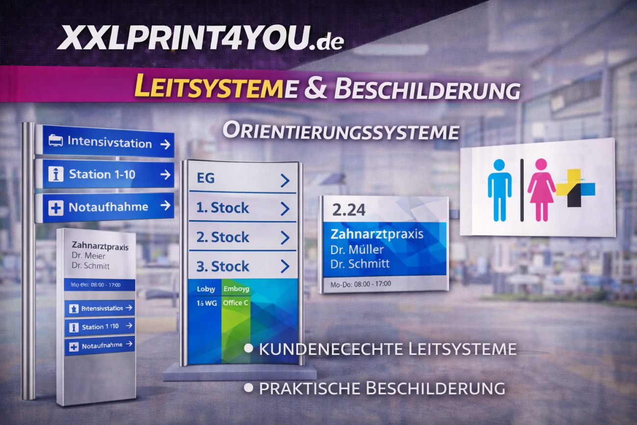 Leitsysteme & Beschilderung Orientierungssysteme