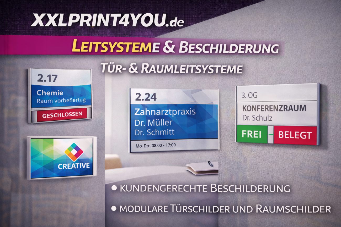 Leitsysteme & Beschilderung Tür- & Raumleitsysteme